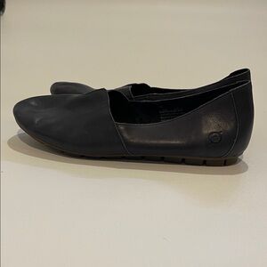 Born Sebra Women's Black Leather Loafers